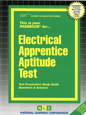 cover image of Electrical Apprentice Aptitude Test